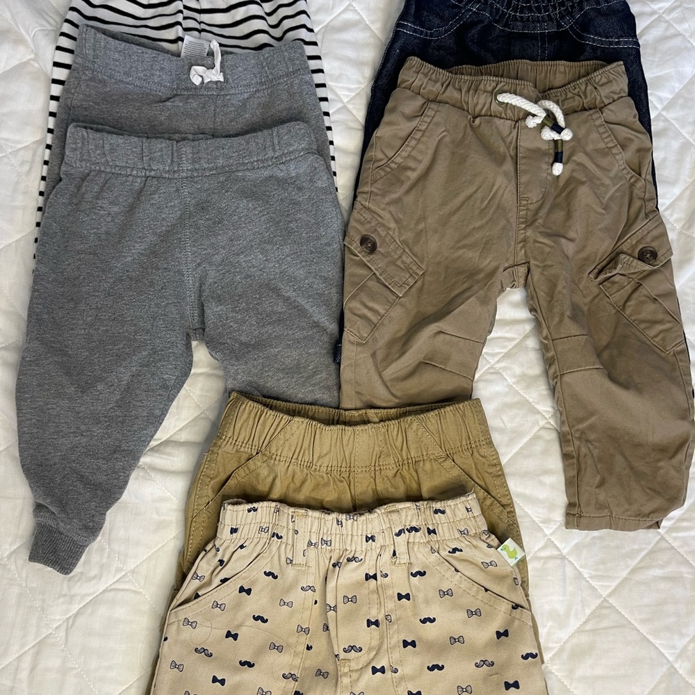 12 months pants and shorts boys